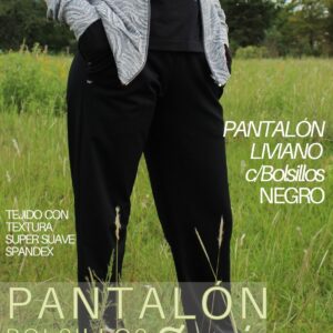 PANTALÓN CON BOLSILLO RECTO ZARINA
